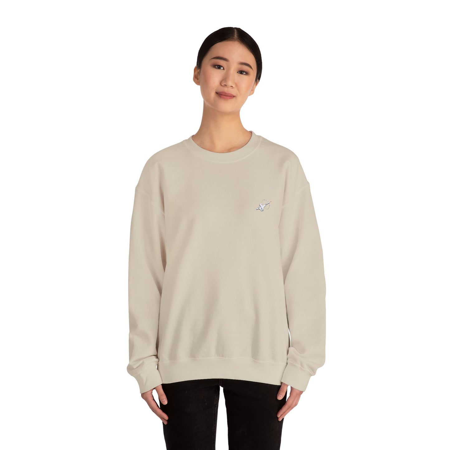 White & Bright Heavy Blend™ Crewneck Sweatshirt