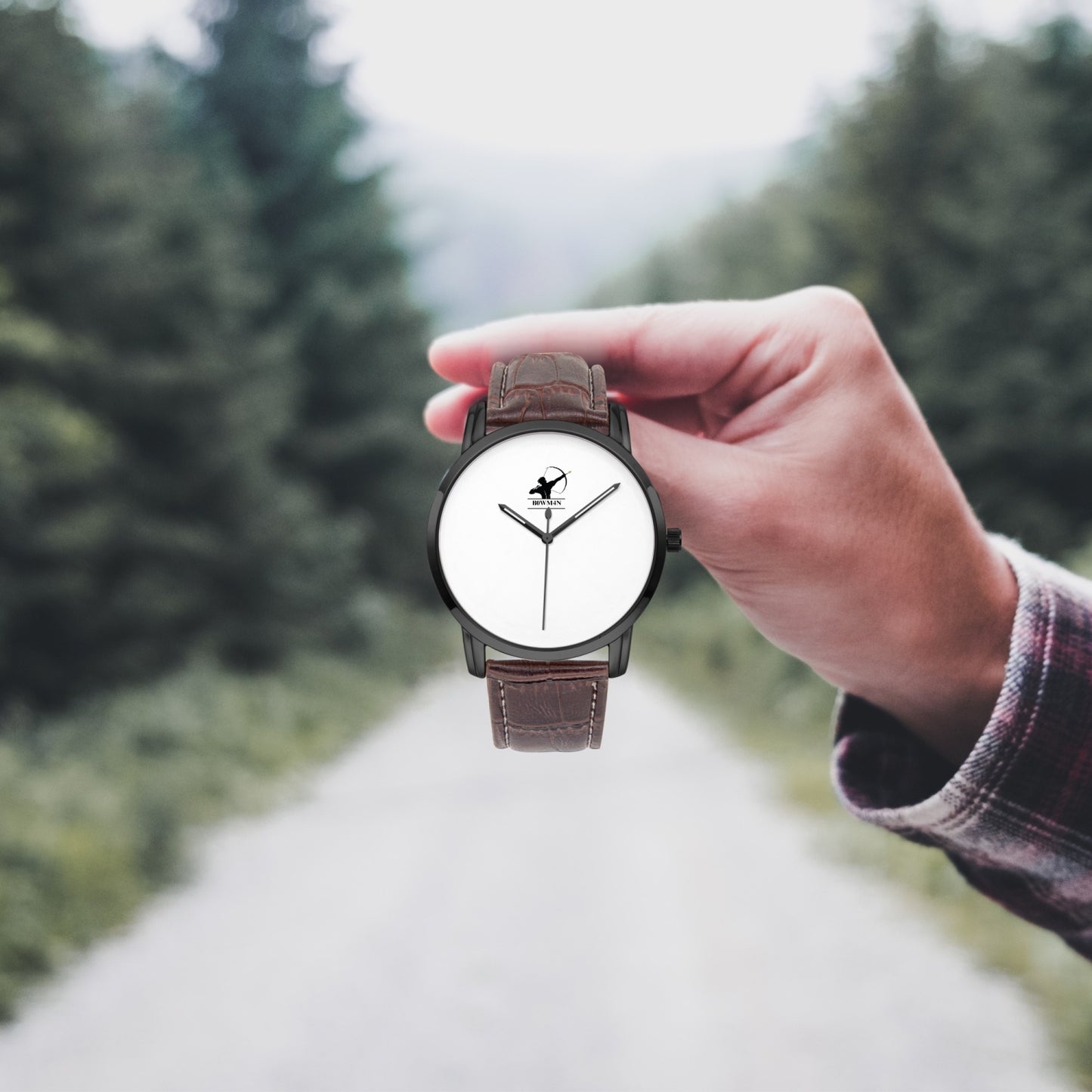 Leather Quartz Watch