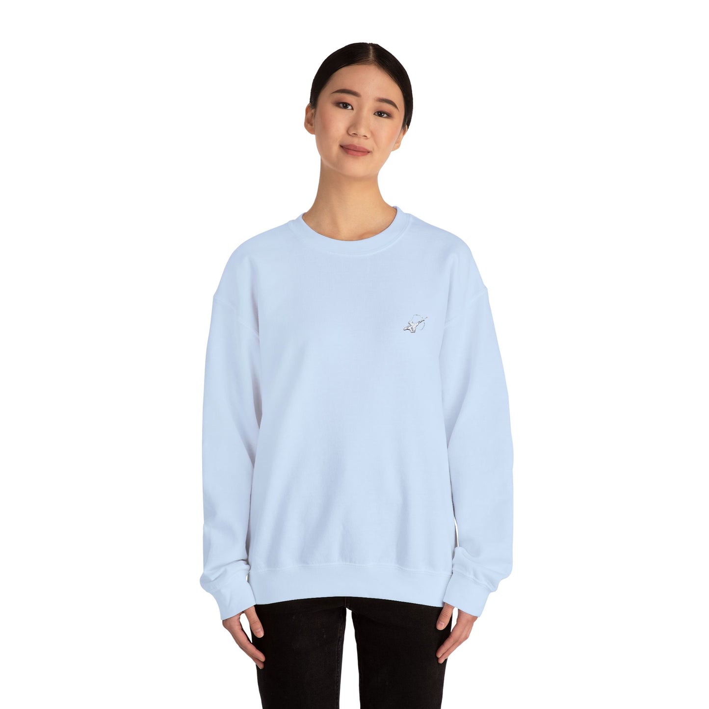 White & Bright Heavy Blend™ Crewneck Sweatshirt